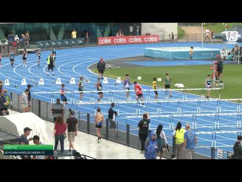 Boys Under 13 80m Hurdles H3 - 2020 State Combined Events Championships // LAVicTV