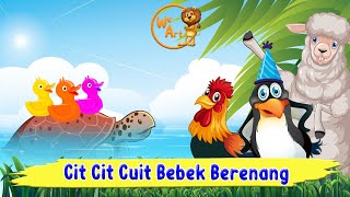 Cit Cit Cuit Bebek Berenang dan Kring Kring Sepeda - Lagu Anak Indonesia Kartun || WE ART KIDS SONG
