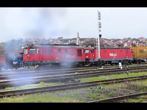 Marfar Fox Rail demarează către Ungaria cu Vulpile 600 004-0 & 609 014-9 din Oradea 👉💥⚡🚂💨🦊🦊
