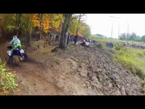 2014 GNCC Round 12 (ITP Powerline Park) DW Helmet Cam Lap 1 PM