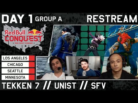 Sajam Restreams Red Bull Conquest Finals 2019 - Day 1 Group A (Tekken 7 | UNIST | SFV)