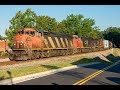 HD August 2019 Railfanning AL GA W CN 2418 NS BNSF KCS And More