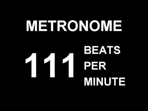 METRONOME 111 BPM (BEATS PER MINUTE)