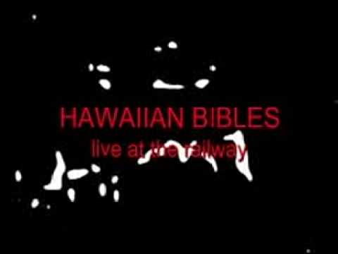 hawaiian bibles at the railway