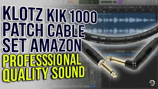 KLOTZ KIK 1000 Patch Cable Set Unboxing & Test – Best Budget Cables for Pedalboards?