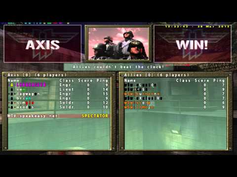 RTCW: Affliction vs. wSw - Quakecon 2002 WB Round 1 (08.15.02)