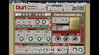 Video thumbnail for Free VST - BumBer Deluxe BassDrum synth - vstplanet.com by Plugins Collection