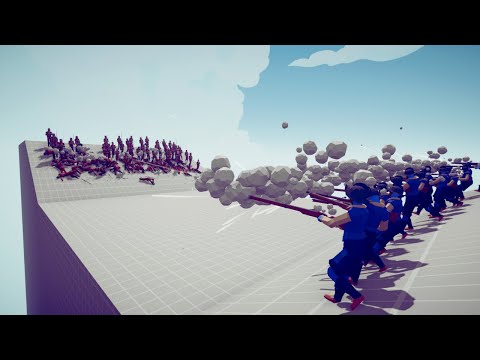 20 ELITE MUSKETEERS vs 100 Cheapest Units All Factions - TABS | Totally Accurate Battle Simulator