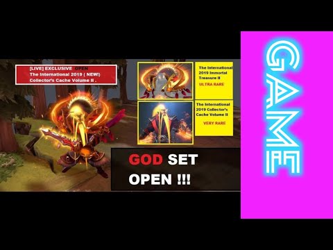 [live] The International 2019 Collector’s Cache Volume II ! OPEN TRESURE HOPE FOR GOD SET!