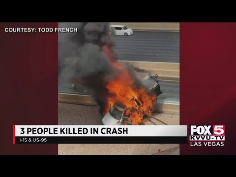 3 dead in firey I-15 crash