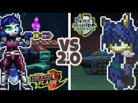 Moveset Comparasion- Krystal (SSF2 vs SSBC 2.0)