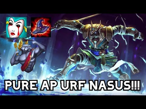URF Nasus but AP! Max 'E' Nasus is broken! | League of Legends |