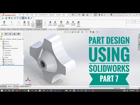 solidworks tutorial for beginners exercise 7 in [2020]