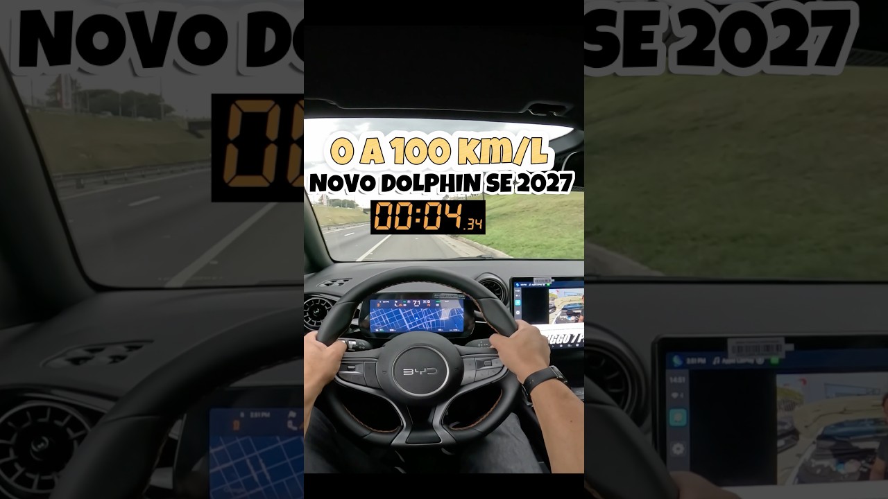 0 a 100 Novo BYD DOLPHIN SE 2027