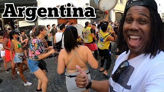 Brazilians Take Over Buenos Aires Argentina Streets