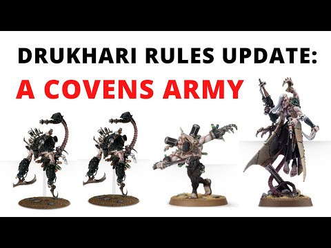 Drukhari Rules Update - New All-Covens Army - Coteries of the Haemonculi