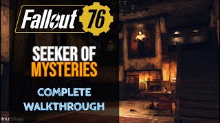 Fallout 76: Seeker of Mysteries Quest Walkthrough