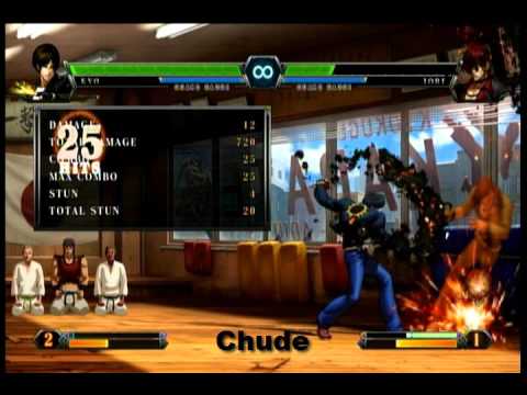 The King of Fighters XIII Kyo Kusanagi Stun Combo 02 100%