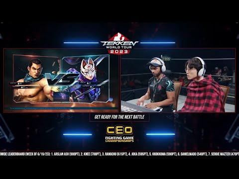 Tekken 7 Top 8 Losers Bracket | Arslan Ash (Kunimitsu) vs Kkokkoma (Feng) | TWT 2023 CEO 2023