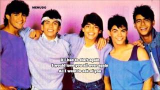 PLEASE BE GOOD TO ME by Menudo