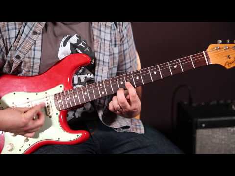 Guitar Lesson: Double Stop Blues Lick - Blues Soloing and Rhythm, Strat