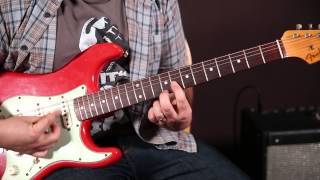 Guitar Lesson: Double Stop Blues Lick - Blues Soloing and Rhythm, Strat