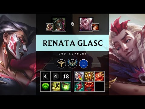 Renata Glasc Support vs Rakan - EUW Challenger Patch 25.18
