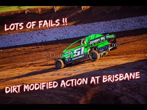Dirt Modified Racing Crash/Fail at Archerfield Australia
