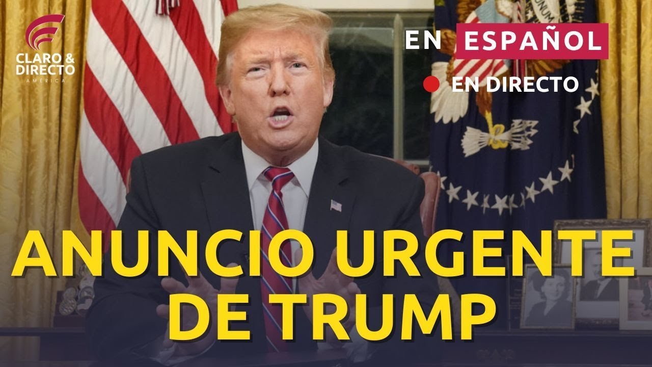 🇺🇸🚨 ¡El Presidente Trump hace un anuncio importante desde Estados Unidos!