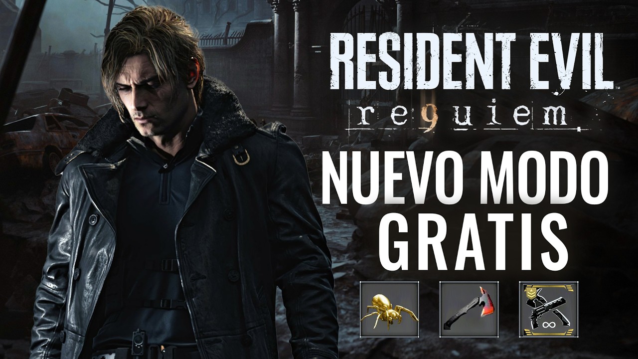 RESIDENT EVIL 9 REQUIEM - NUEVO MODO DLC GRATIS LEON DEBE MORIR PARA SIEMPRE