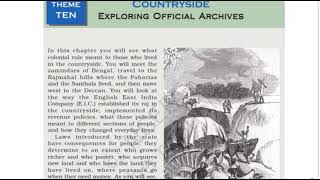 Class12th,History(NCERT)Chapter10( Colonialism and the Countryside:Exploring Official Archives)Part1