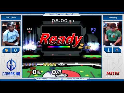 GHQ Weekly [6/19/16] - GHQ | Kels (Falco, Fox) vs. Hindawg (Falco) - SSBM - Losers Quarters