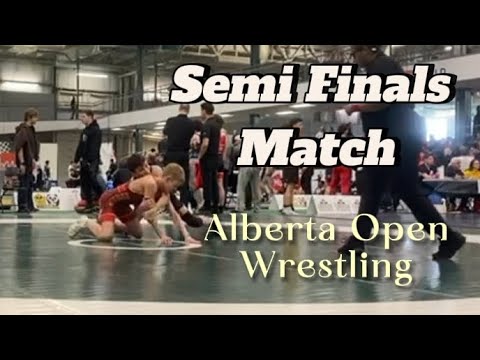 Alberta Open Wrestling in Edmonton Semi Finals Match win - Davi Fonseca