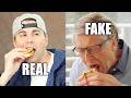 Feeding Bill Gates a Fake Burger to save the world Feeding Bill Gates a Fake Burger to save the world