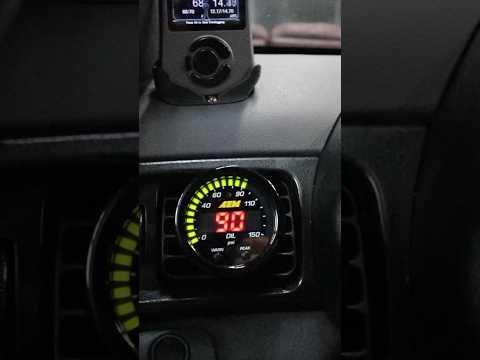AEM Oil Pressure Gauge Install! Full video on my channel #shorts #subaru
