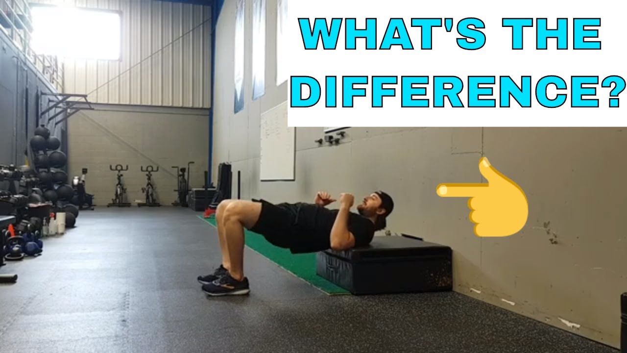 Glute Bridge Vs. Hip Thrust & Low Back Pain Implications