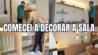 DECORANDO A SALA NOVA, ACHO QUE NÃO GOSTEI!