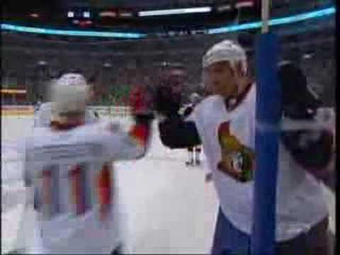 Alfredsson game tying goal vs Leafs