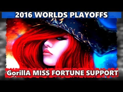 GorillA Miss Fortune support at Worlds 2016 ROX vs SKT T1