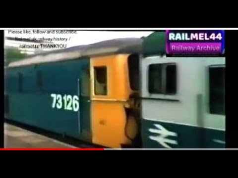 1852 73126 Propels the 16 44 from London Waterloo to Bournemouth Basingstoke 11 07 1987