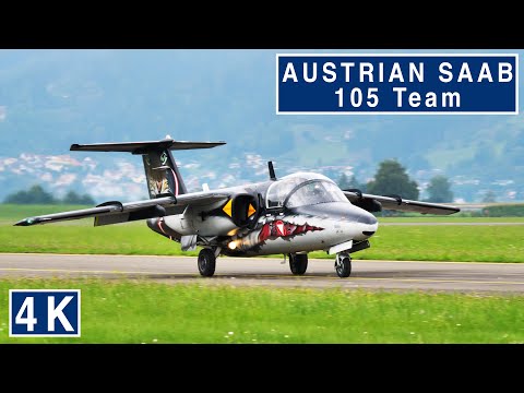 SAAB 105 SK60 Aerobatic Team 🇦🇹 Austrian Air Force at Zeltweg AirPower 2019