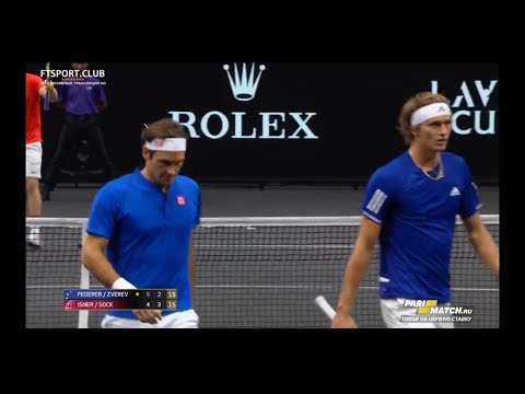 Federer/Zverev vs Sock/Isner Laver Cup 2018 | Highlights HD