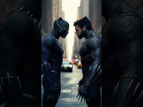 Black Panther X Wolverine #marvel #movie #aifushion #ai #aianimation #animation #actionfigures