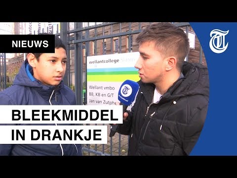 Docent vergiftigd: leerlingen reageren