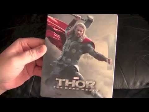 THOR: THE DARK WORLD blu ray steelbook unboxing