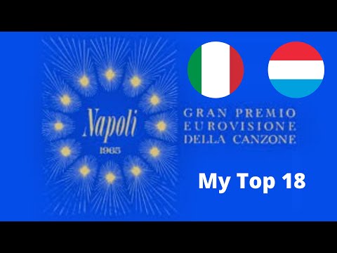 Eurovision Song Contest 1965 - My Top 18 (with comments)
