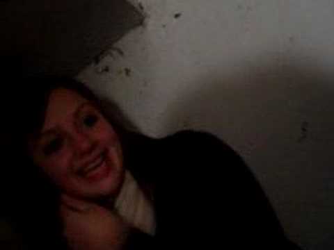 Georgina Drunk on the first night in France