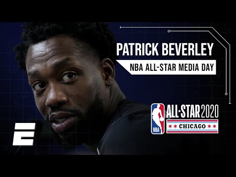 帕特里克-貝弗利2020年NBA全明星媒體日採訪|NBA on ESPN (Patrick Beverley 2020 NBA All-Star Media Day Interview | NBA on ESPN)