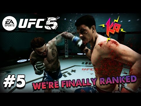 UFC 5 Career Mode Ep. 5  -  We're A Ranked Fighter Now! Taking on Michael Chandler!