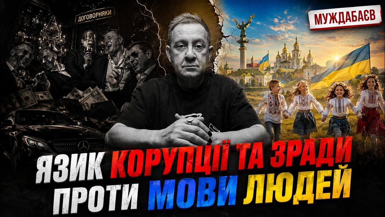ЯЗИК КОРУПЦІЇ ТА ЗРАДИ ПРОТИ МОВИ ЛЮДЕЙ. Російська в Україні прямо повʼязана